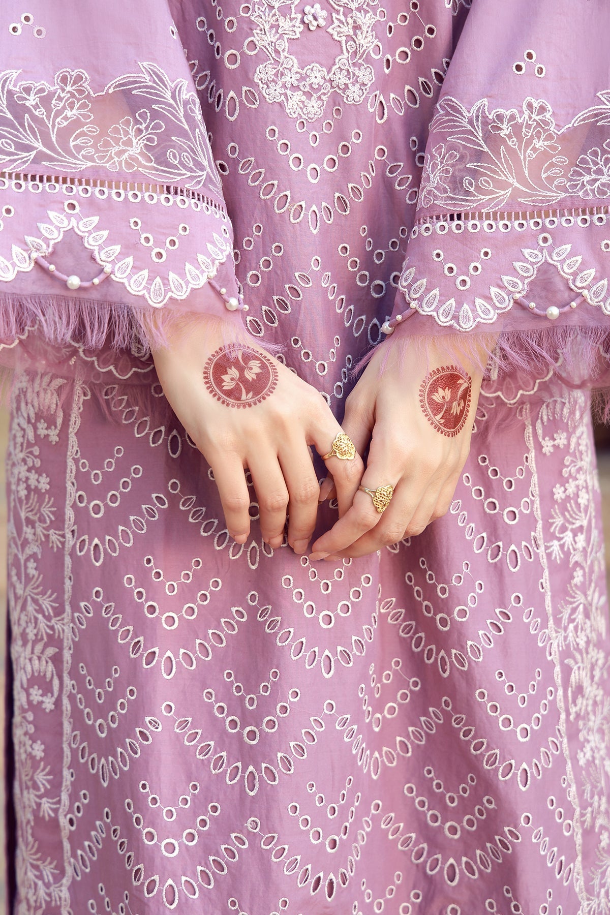 Sahar | Festive Edit 26 |Amethyst Orchard - Luxury Dress - available at Maria Faisal in UK and USA.