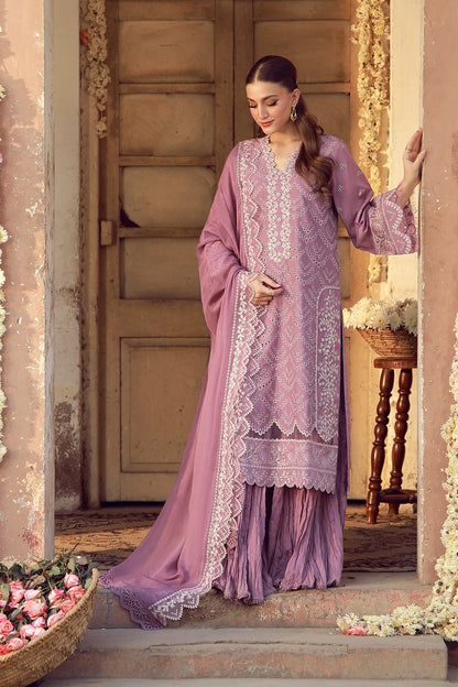 Sahar | Festive Edit 26 |Amethyst Orchard - Luxury Dress - available at Maria Faisal in UK and USA.