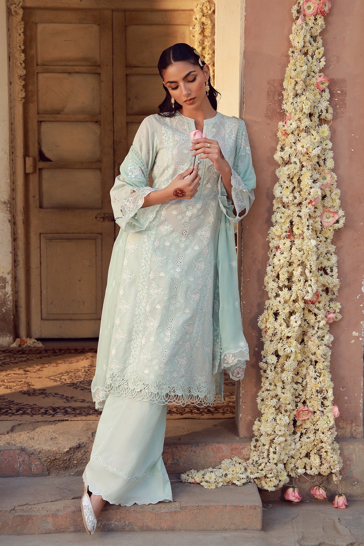 Sahar | Festive Edit 26 | Mist Of Marrakech - Luxury Dress - available at Maria Faisal in UK and USA.