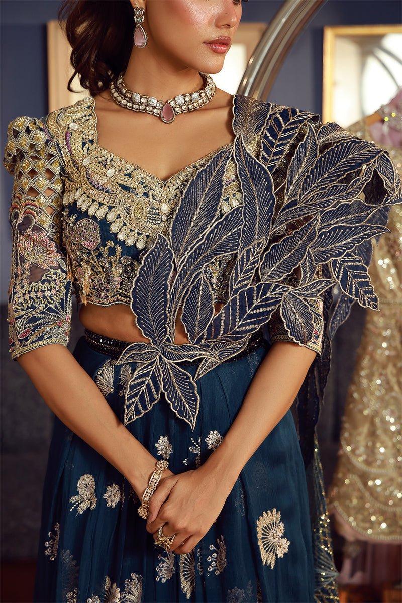 Mysie | Festive 26 | Afra - Luxury Dress - available at Maria Faisal in UK and USA.