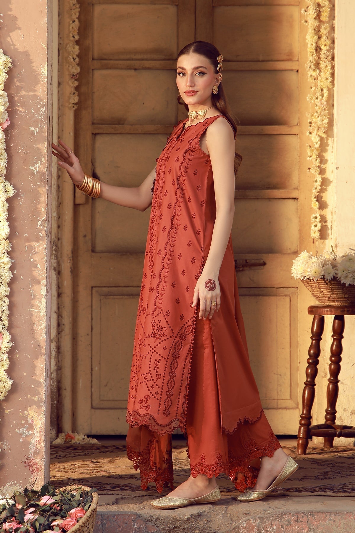 Sahar | Festive Edit 26 |Rustic Dawn - Luxury Dress - available at Maria Faisal in UK and USA.