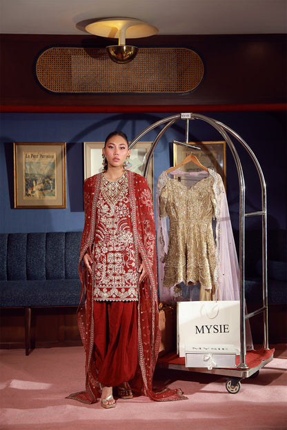 Mysie | Festive 26 | Kamila - Luxury Dress - available at Maria Faisal in UK and USA.