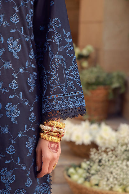Sahar | Festive Edit 26 | Nocturne Indigo - Luxury Dress - available at Maria Faisal in UK and USA.