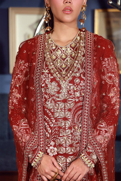 Mysie | Festive 26 | Kamila - Luxury Dress - available at Maria Faisal in UK and USA.