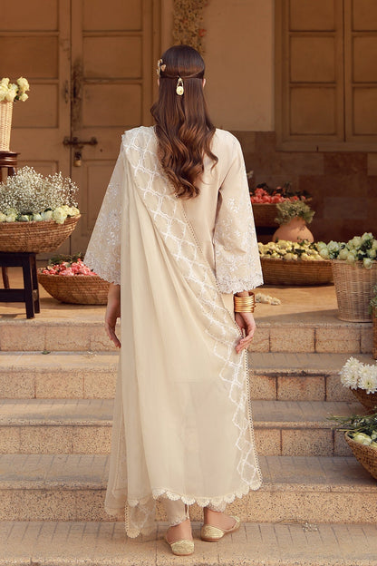 Sahar | Festive Edit 26 | Ivory Mirage - Luxury Dress - available at Maria Faisal in UK and USA.