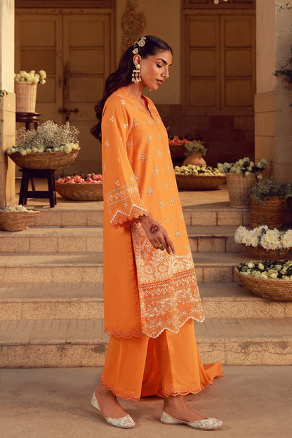 Sahar | Festive Edit 26 | Marigold Fiesta - Luxury Dress - available at Maria Faisal in UK and USA.