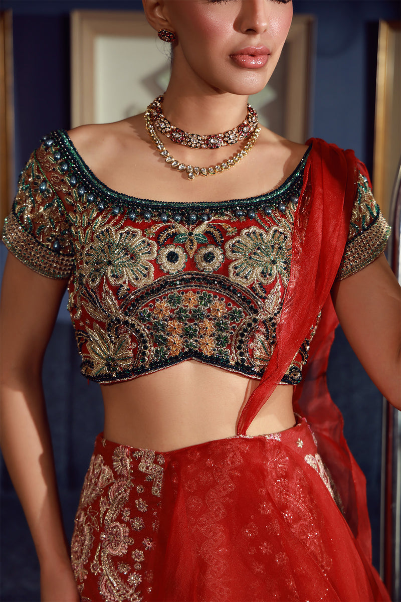 Mysie | Festive 26 | Ara - Luxury Dress - available at Maria Faisal in UK and USA.