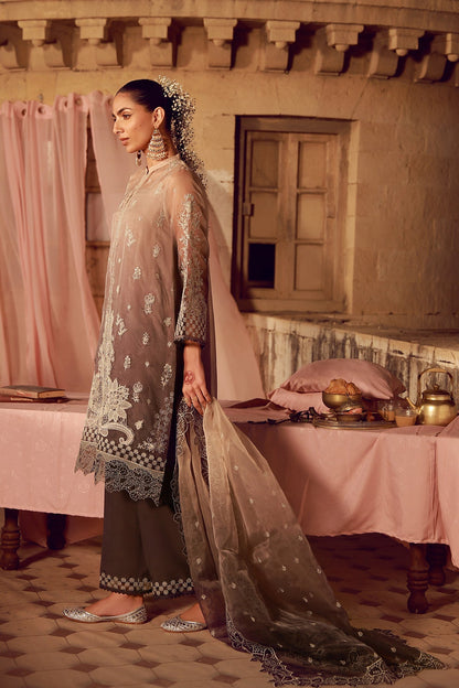 Sahar | Festive Edit 26 | Sepia Soiree - Luxury Dress - available at Maria Faisal in UK and USA.