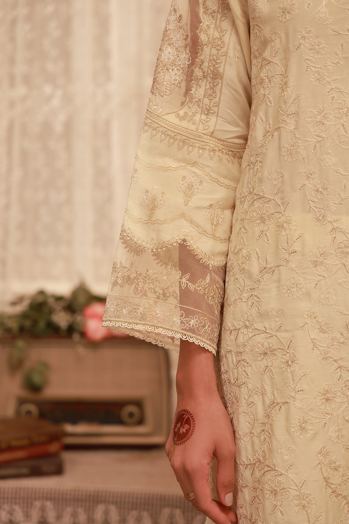 Sahar | Festive Edit 26 |Sunlit Serai - Luxury Dress - available at Maria Faisal in UK and USA.