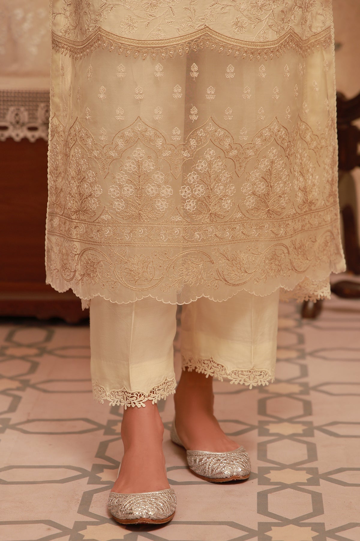Sahar | Festive Edit 26 |Sunlit Serai - Luxury Dress - available at Maria Faisal in UK and USA.