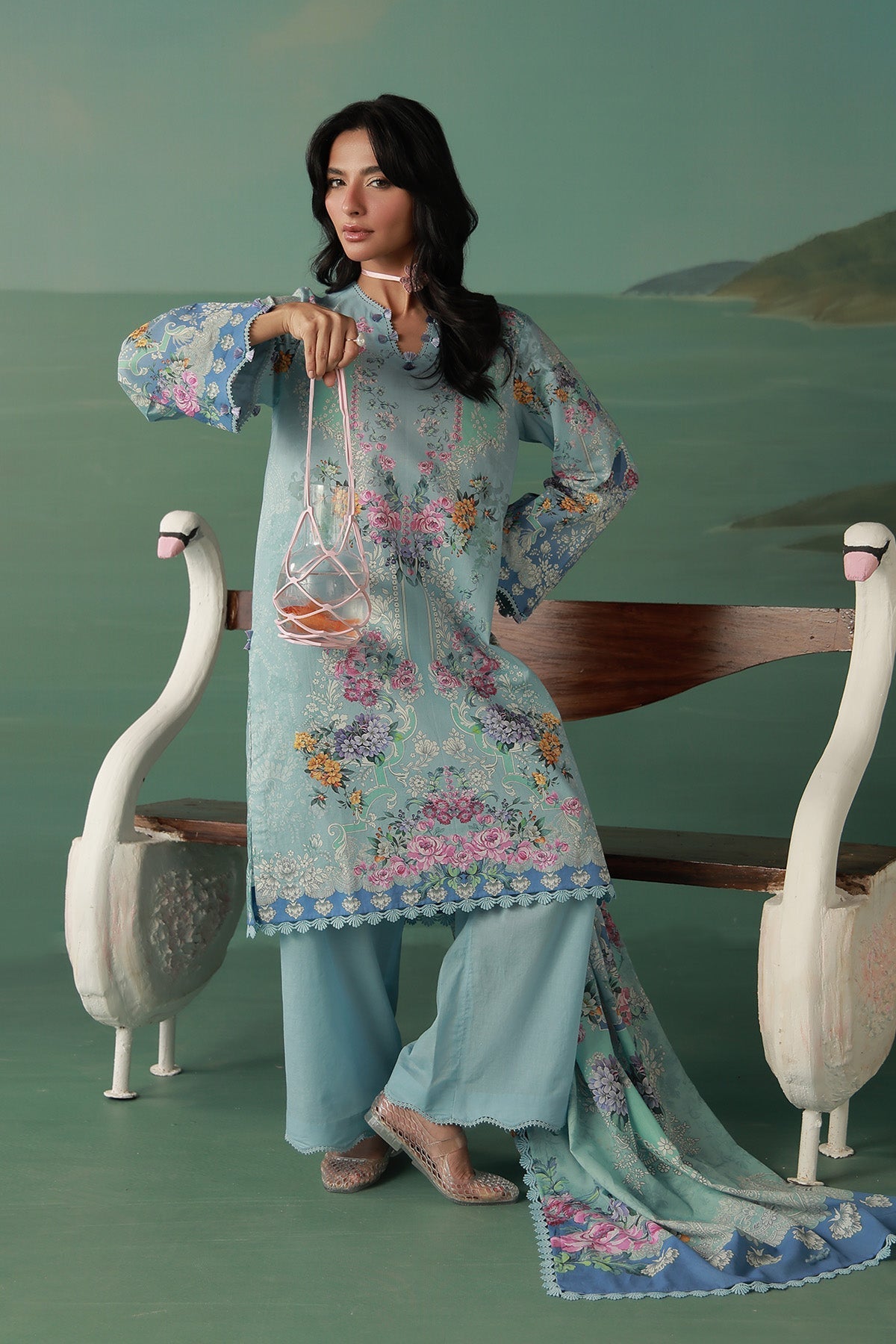 Sahar | Zyra Fall 26 |Aurevia - Luxury Dress - available at Maria Faisal in UK and USA.