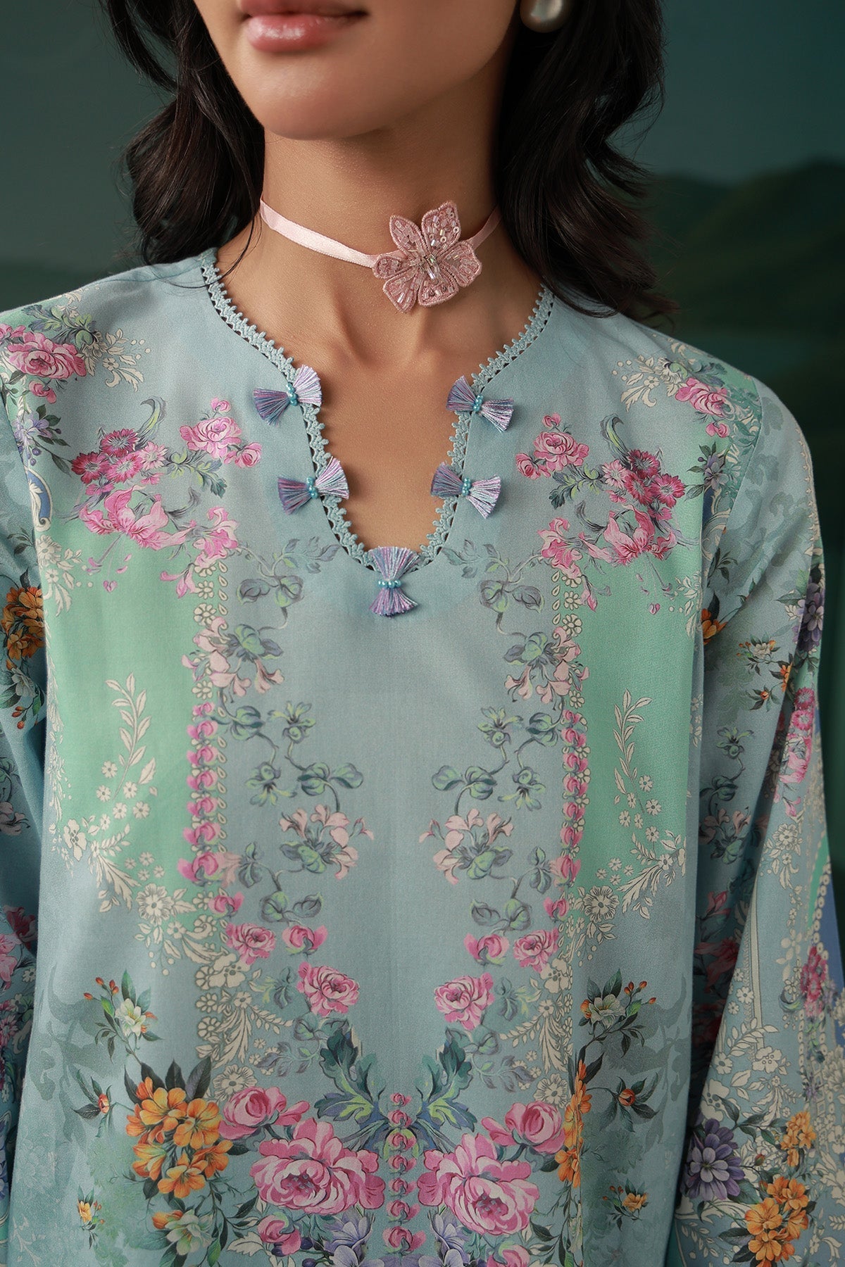 Sahar | Zyra Fall 26 |Aurevia - Luxury Dress - available at Maria Faisal in UK and USA.