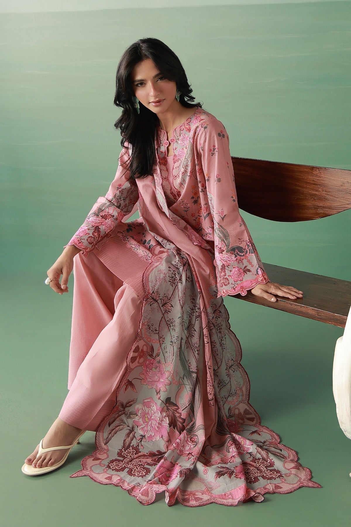 Sahar | Zyra Fall 26 |Rosavelle - Luxury Dress - available at Maria Faisal in UK and USA.