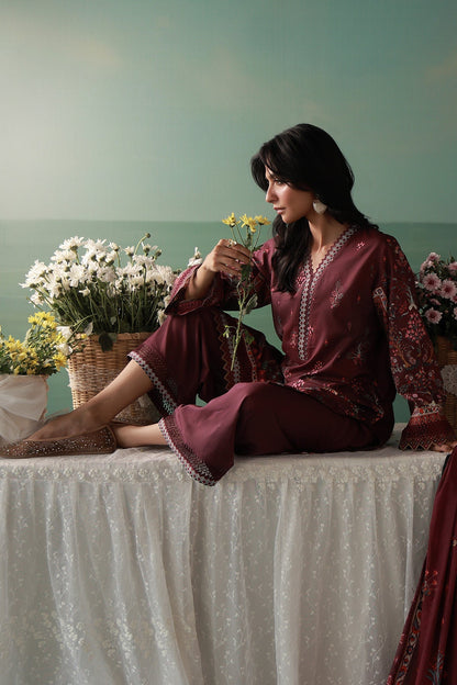 Sahar | Zyra Fall 26 |Merlotia - Luxury Dress - available at Maria Faisal in UK and USA.