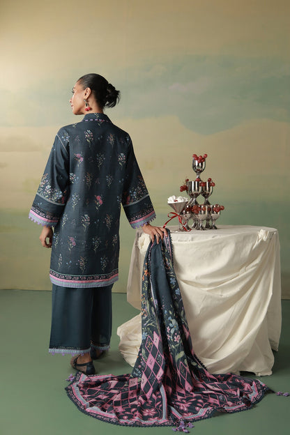 Sahar | Zyra Fall 26 | Indigelle - Luxury Dress - available at Maria Faisal in UK and USA.