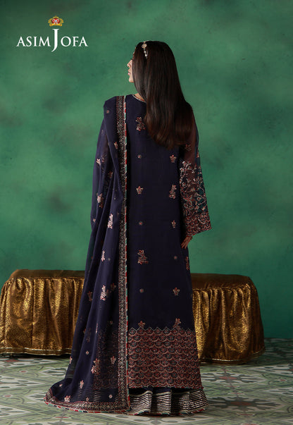 Asim Jofa | Wedding Festive Collection | AJULN-13 - Wedding Dress - available at Maria Faisal in UK and USA.