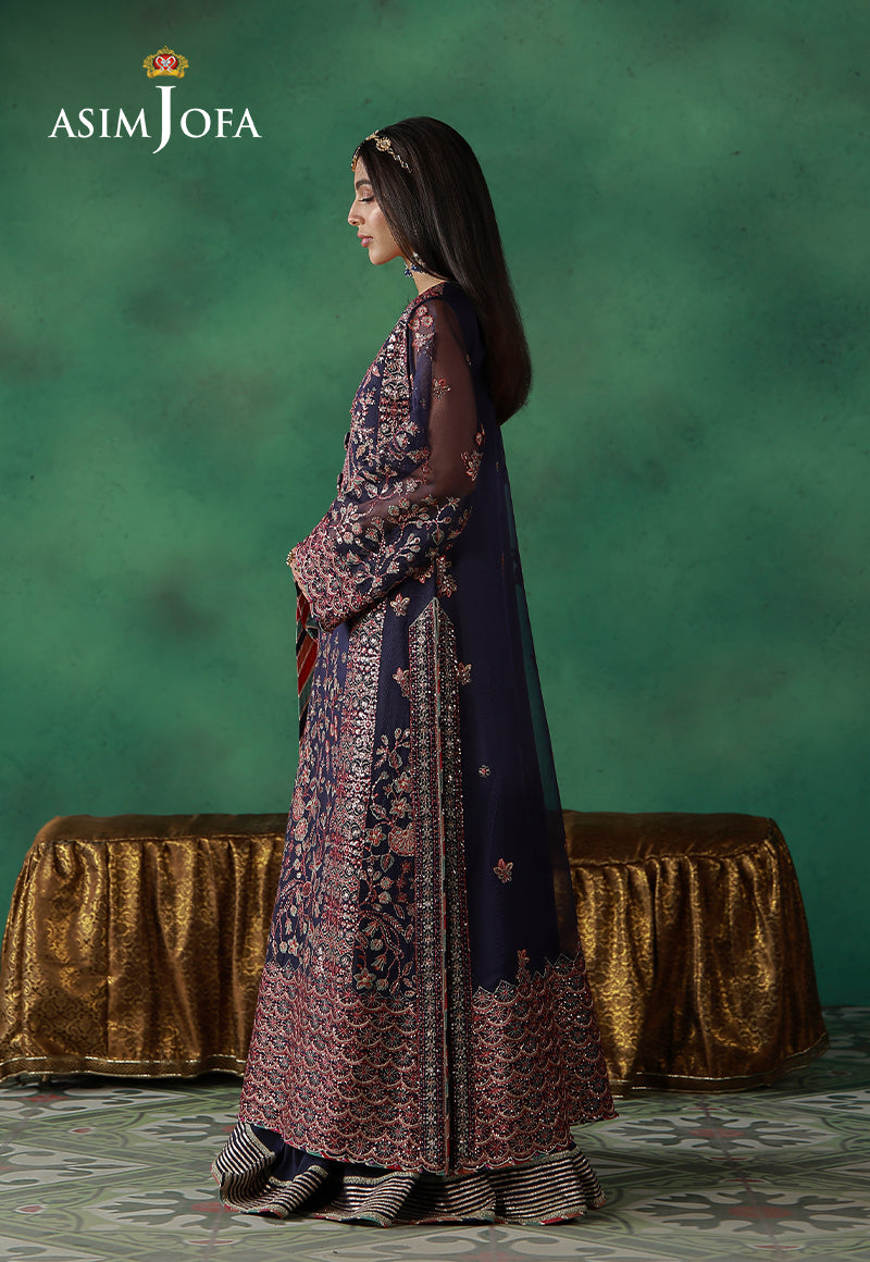 Asim Jofa | Wedding Festive Collection | AJULN-13 - Wedding Dress - available at Maria Faisal in UK and USA.