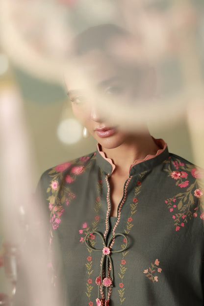 Sahar | Zyra Fall 26 |Veloura - Luxury Dress - available at Maria Faisal in UK and USA.