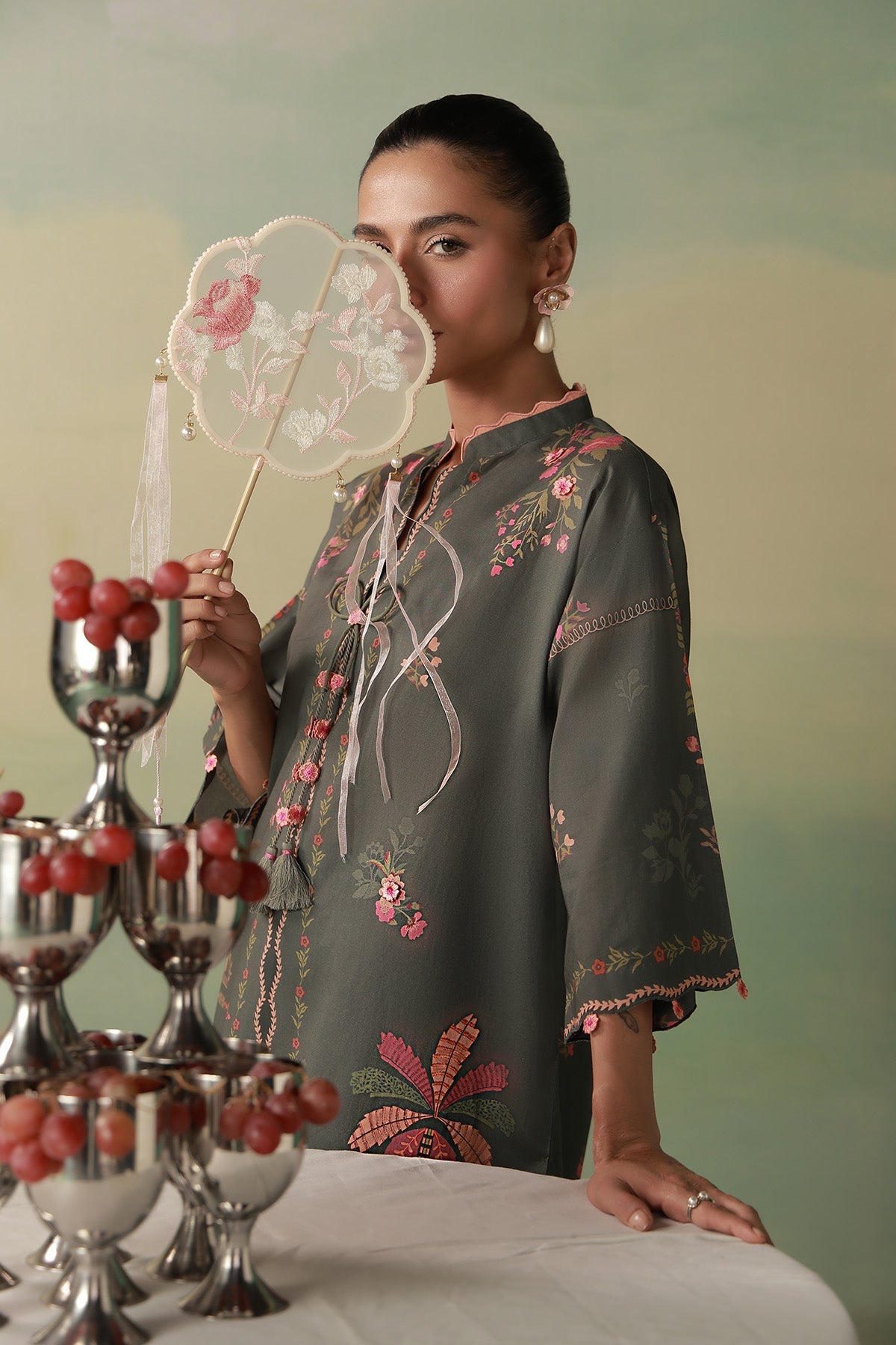 Sahar | Zyra Fall 26 |Veloura - Luxury Dress - available at Maria Faisal in UK and USA.