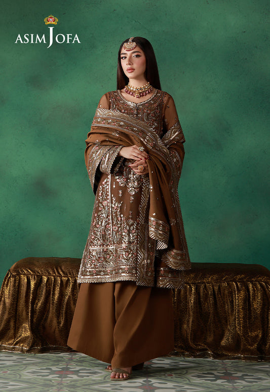 Asim Jofa | Wedding Festive Collection | AJULN-10 - Wedding Dress - available at Maria Faisal in UK and USA.