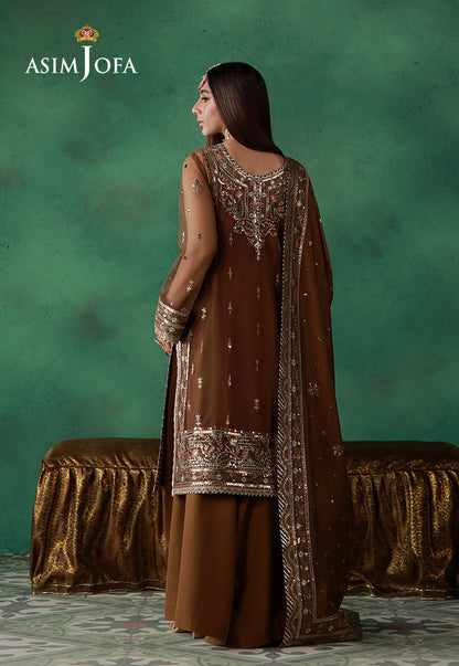 Asim Jofa | Wedding Festive Collection | AJULN-10 - Wedding Dress - available at Maria Faisal in UK and USA.