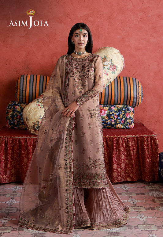 Asim Jofa | Wedding Festive Collection | AJULN-12 - Wedding Dress - available at Maria Faisal in UK and USA.