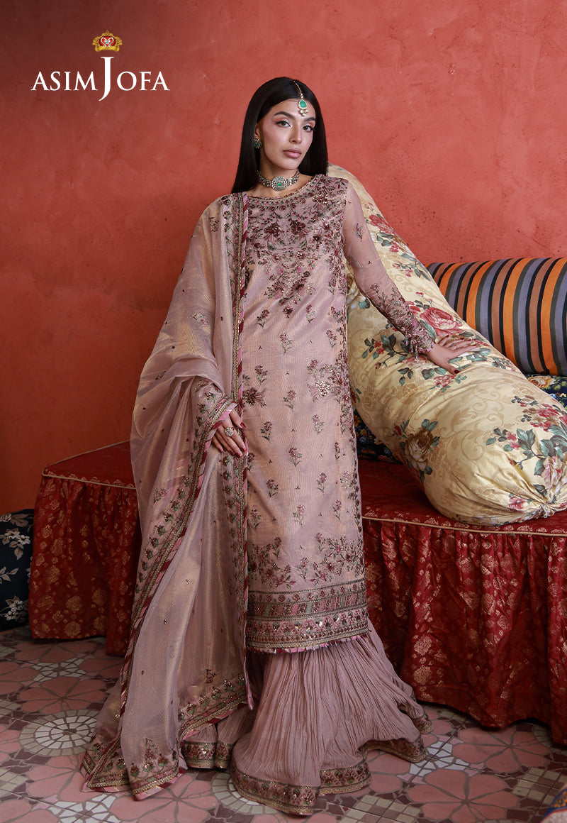 Asim Jofa | Wedding Festive Collection | AJULN-12 - Wedding Dress - available at Maria Faisal in UK and USA.