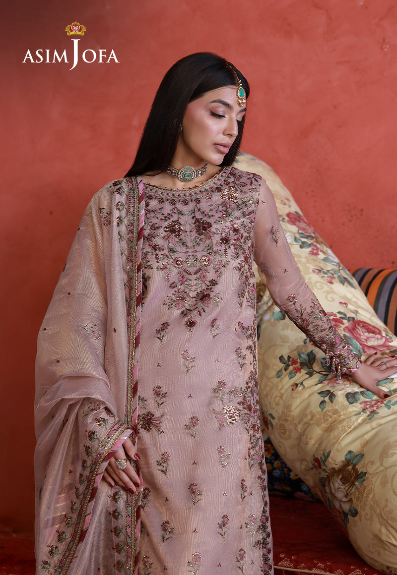 Asim Jofa | Wedding Festive Collection | AJULN-12 - Wedding Dress - available at Maria Faisal in UK and USA.