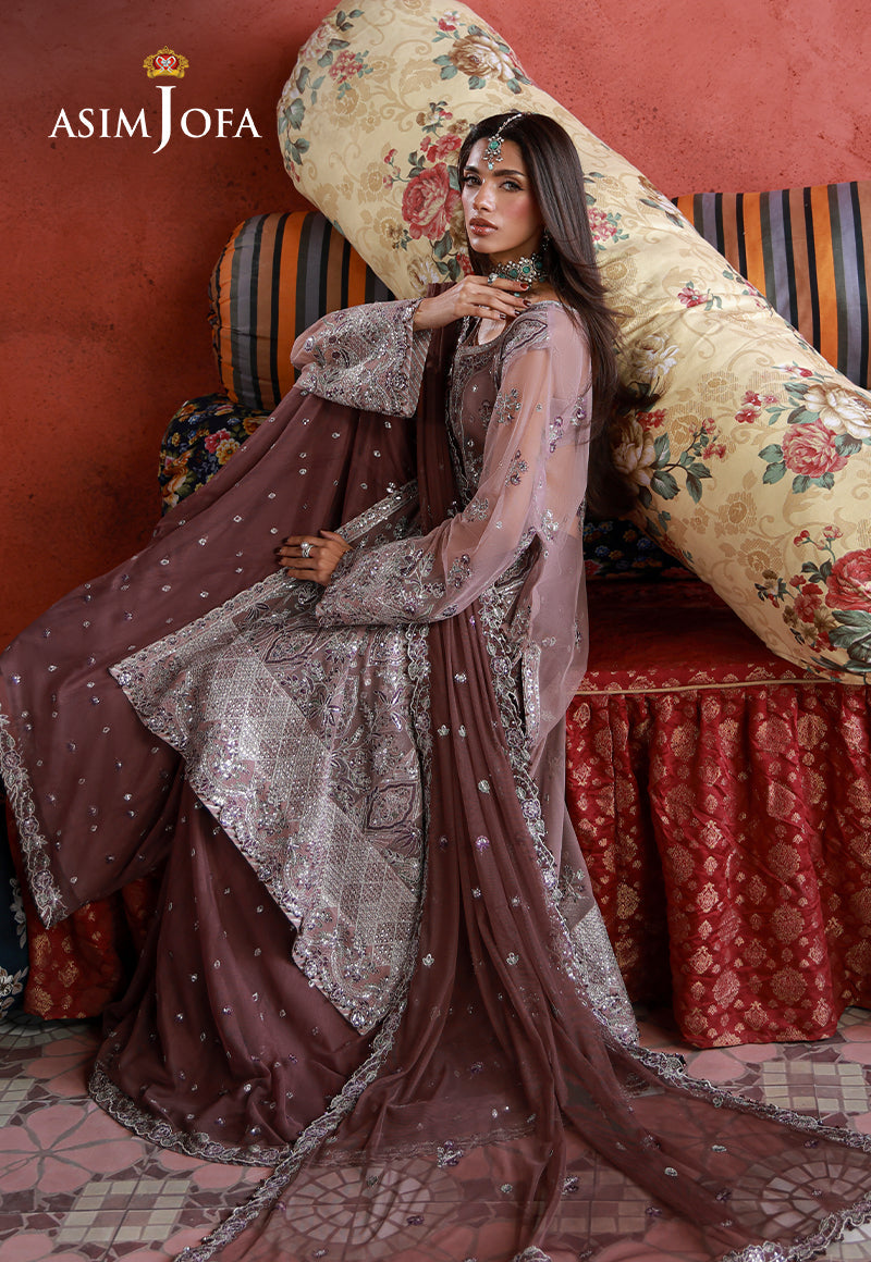 Asim Jofa | Wedding Festive Collection | AJULN-14 - Wedding Dress - available at Maria Faisal in UK and USA.