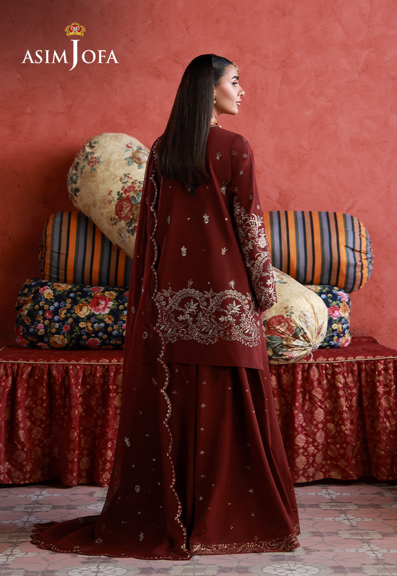 Asim Jofa | Wedding Festive Collection | AJULN-11 - Wedding Dress - available at Maria Faisal in UK and USA.