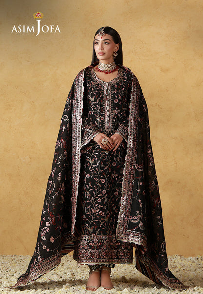 Asim Jofa | Wedding Festive Collection | AJULN-09 - Wedding Dress - available at Maria Faisal in UK and USA.