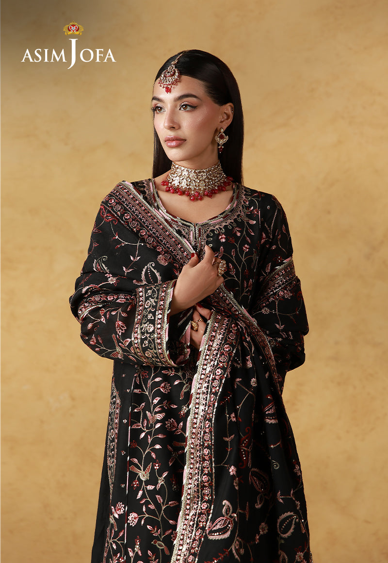 Asim Jofa | Wedding Festive Collection | AJULN-09 - Wedding Dress - available at Maria Faisal in UK and USA.