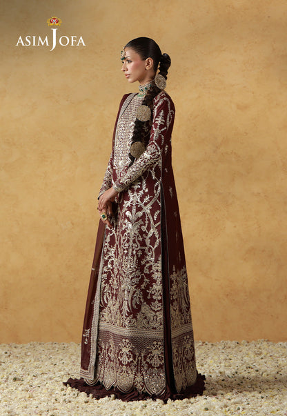 Asim Jofa | Wedding Festive Collection | AJULN-17 - Wedding Dress - available at Maria Faisal in UK and USA.
