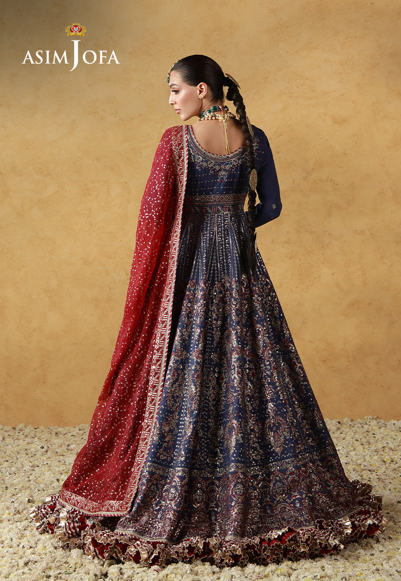 Asim Jofa | Wedding Festive Collection | AJULN-06 - Wedding Dress - available at Maria Faisal in UK and USA.