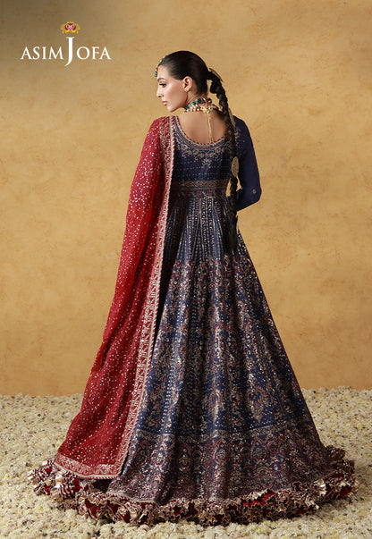 Asim Jofa | Wedding Festive Collection | AJULN-06 - Wedding Dress - available at Maria Faisal in UK and USA.