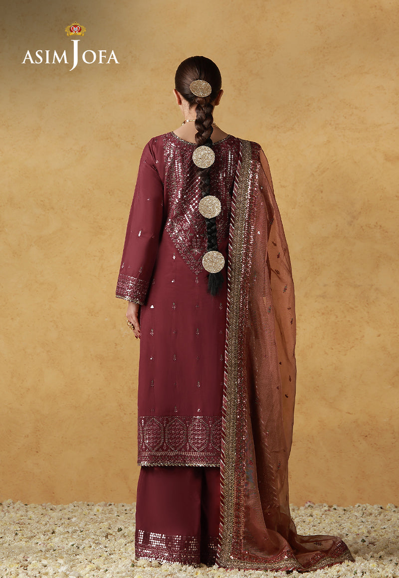 Asim Jofa | Wedding Festive Collection | AJULN-07 - Wedding Dress - available at Maria Faisal in UK and USA.