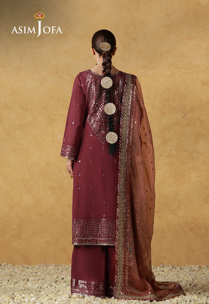 Asim Jofa | Wedding Festive Collection | AJULN-07 - Wedding Dress - available at Maria Faisal in UK and USA.