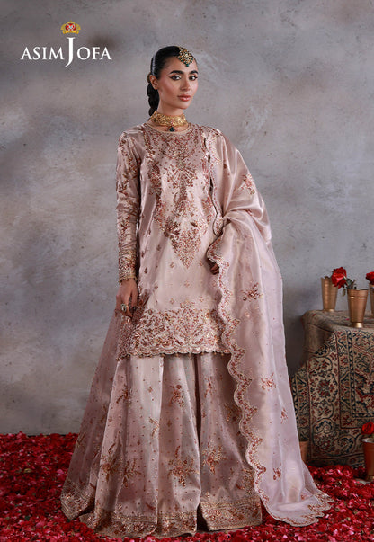 Asim Jofa | Wedding Festive Collection | AJULN-15 - Wedding Dress - available at Maria Faisal in UK and USA.