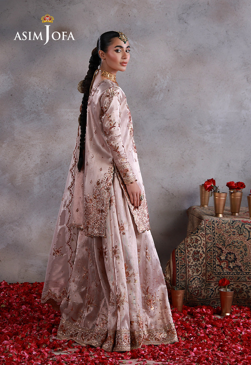 Asim Jofa | Wedding Festive Collection | AJULN-15 - Wedding Dress - available at Maria Faisal in UK and USA.
