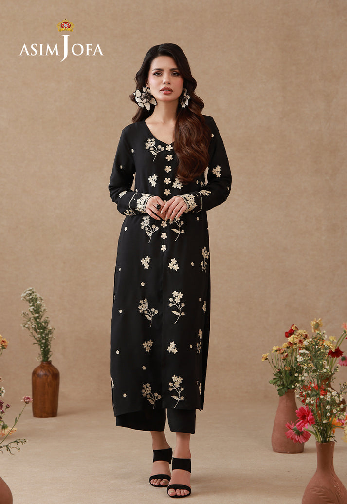 Asim Jofa | Eid Festive Pret | AJPB-325 - Casual Dress - available at Maria Faisal in UK and USA.