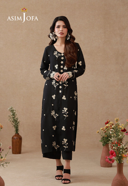 Asim Jofa | Eid Festive Pret | AJPB-325 - Casual Dress - available at Maria Faisal in UK and USA.