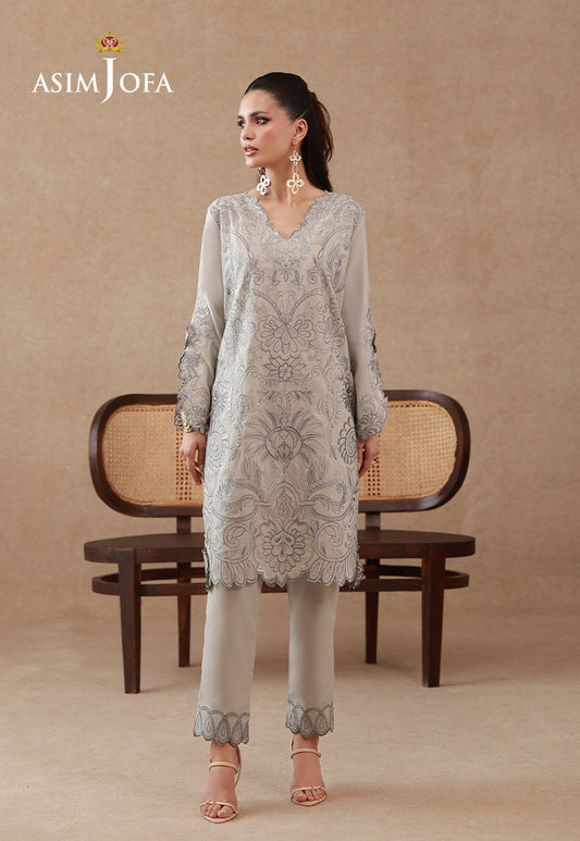 Asim Jofa | Eid Festive Pret | AJPB-319 - Casual Dress - available at Maria Faisal in UK and USA.