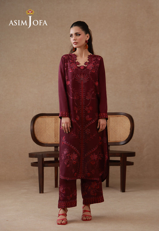 Asim Jofa | Eid Festive Pret | AJPB-326 - Casual Dress - available at Maria Faisal in UK and USA.