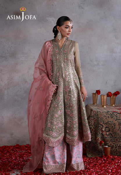 Asim Jofa | Wedding Festive Collection | AJULN-02 - Wedding Dress - available at Maria Faisal in UK and USA.