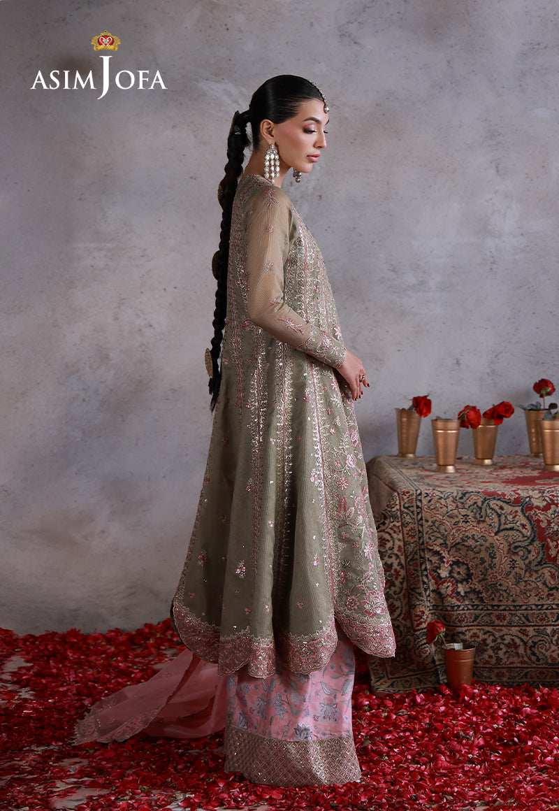 Asim Jofa | Wedding Festive Collection | AJULN-02 - Wedding Dress - available at Maria Faisal in UK and USA.