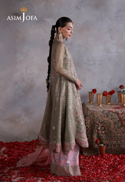 Asim Jofa | Wedding Festive Collection | AJULN-02 - Wedding Dress - available at Maria Faisal in UK and USA.