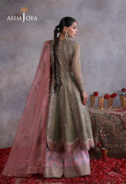 Asim Jofa | Wedding Festive Collection | AJULN-02 - Wedding Dress - available at Maria Faisal in UK and USA.