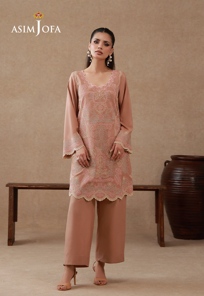 Asim Jofa | Eid Festive Pret | AJPB-321 - Casual Dress - available at Maria Faisal in UK and USA.