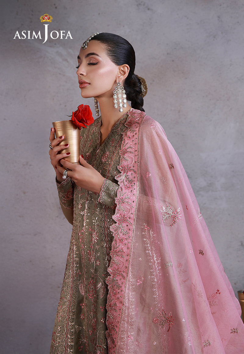 Asim Jofa | Wedding Festive Collection | AJULN-02 - Wedding Dress - available at Maria Faisal in UK and USA.