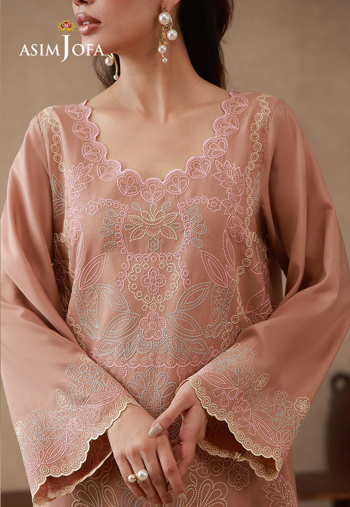Asim Jofa | Eid Festive Pret | AJPB-321 - Casual Dress - available at Maria Faisal in UK and USA.